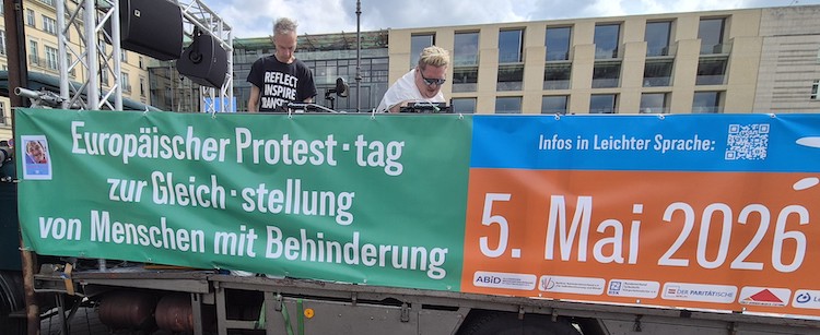 Protesttag zur Gleichstellung von Menschen mit Behinderung