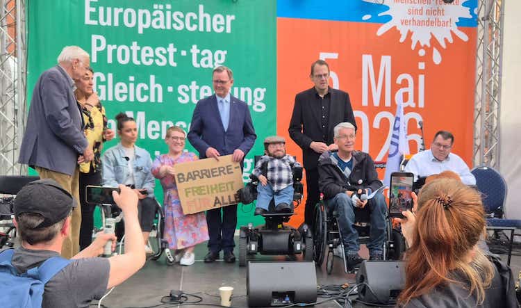 Protesttag zur Gleichstellung von Menschen mit Behinderung