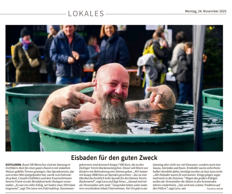 Eisbaden Esslinger Zeitung