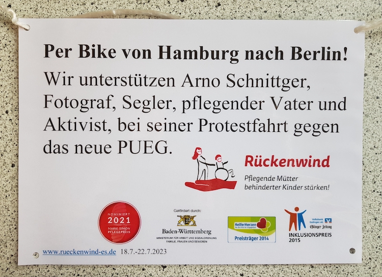 Statement-Schild